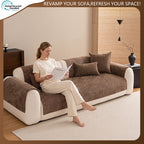Chenille Sofa Cover, Anti Slip Pet Friendly Cushion Cover