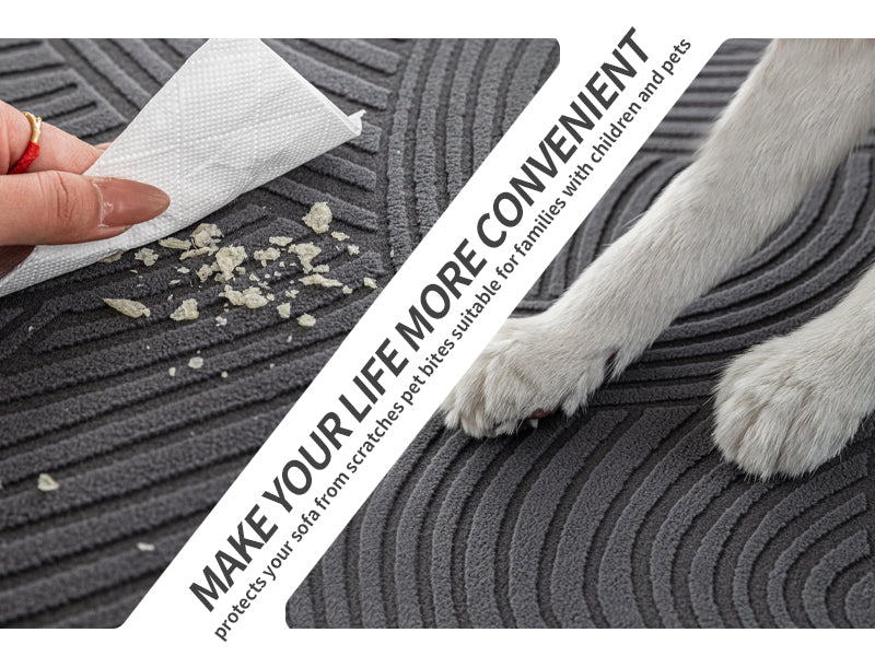 OHSIO Couch Cushion Covers for Sectional and L Shaped Sofa, Stretch Soft Sofa Covers Washable Wear Resistant Slipcovers Furniture Protector Pet-Friendly