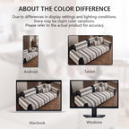 OHSIO Luxury Wood-Grain Chenille Non-Slip Pet Sofa Cover