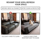 OHSI0 Ultrasonic Herringbone Non-Slip Stain-Resistant Recycled Fleece Sofa Cushion