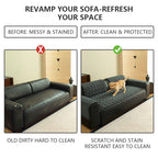 OHSIO Corduroy Plaid High-Density Non-Slip Pet Sofa Cover