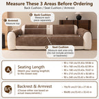 Chenille Sofa Cover, Anti Slip Pet Friendly Cushion Cover