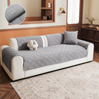 OHSI0 Ultrasonic Square Non-Slip Stain-Resistant Recycled Fleece Sofa Cushion