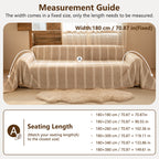 OHSIO Geometric Sofa Throw Cover – Washable Pet-Friendly Couch Protector