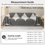 Sophisticated Irregularly Shaped Leather Sofa Cover