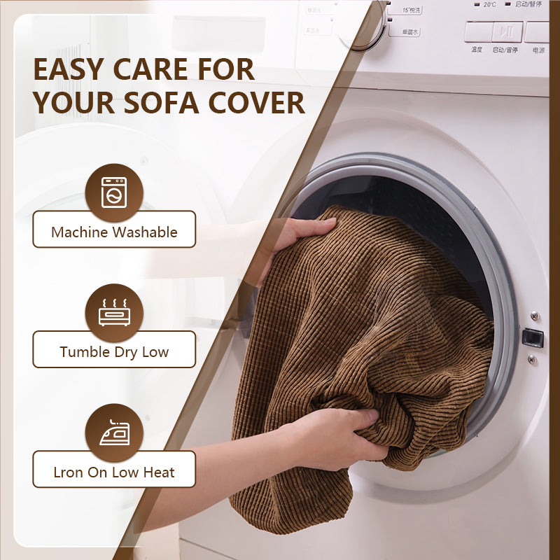 OHSIO 230GSM Chenille Non-Slip Pet Sofa Cover - pet-friendly furniture protection