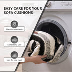 OHSIO Striped Sofa Throw Cover – Washable Pet Couch Protector