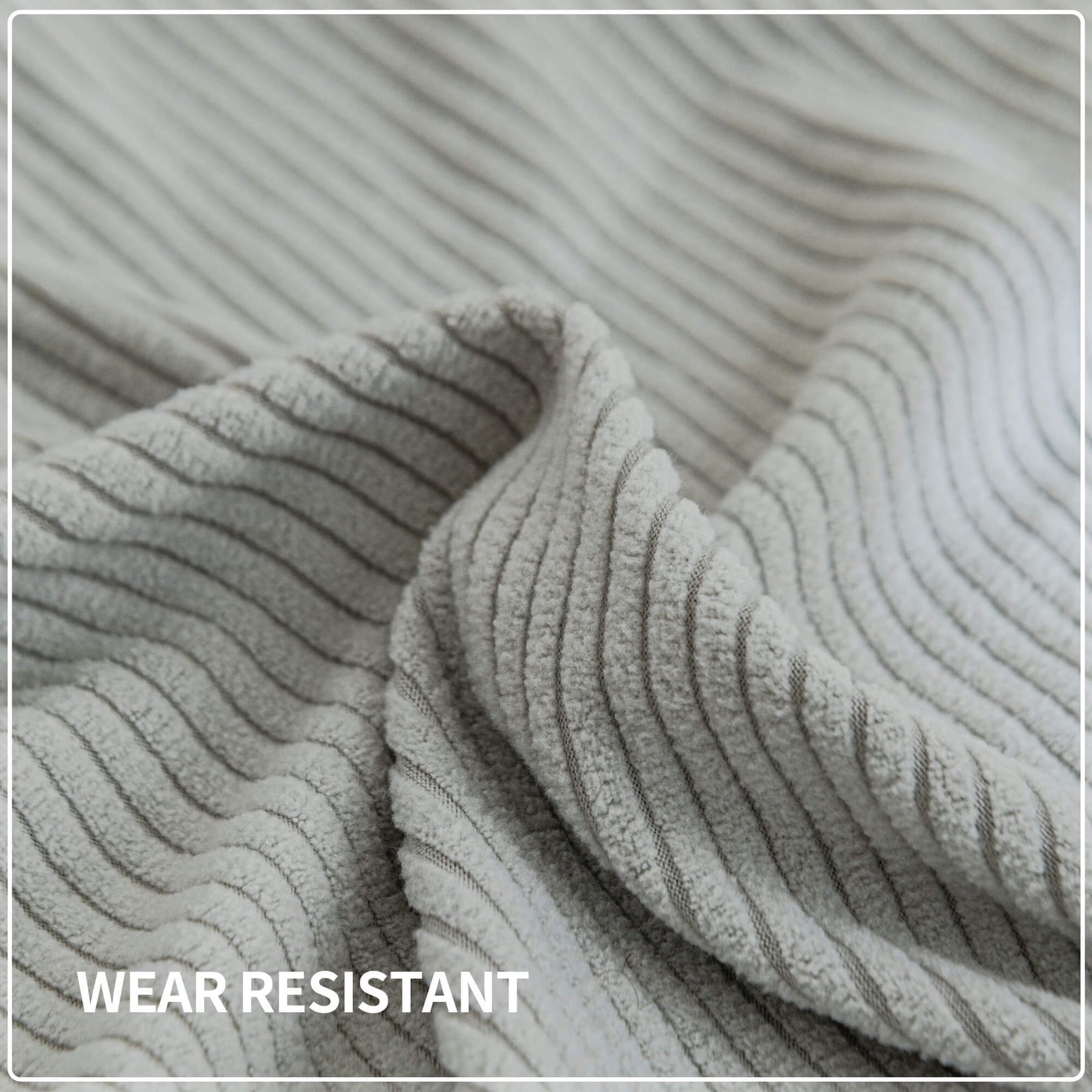 OHSIO Water-Resistant Stretch Modular Cushion Cover - machine-washable care