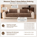 Chenille Sofa Cover, Anti Slip Pet Friendly Cushion Cover