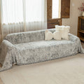 OHSIO Wenhe Soft Plush Sofa Throw Cover – Non-Slip Washable Couch Protector