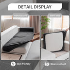 OHSIO Couch Covers for Sectional Sofa, Washable Stretch Soft Sofa Cushion Covers L Shape Sofa Slipcovers Anti Slip Furniture Decor Protector for Pets