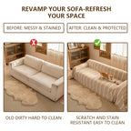 OHSIO Geometric Sofa Throw Cover – Washable Pet-Friendly Couch Protector