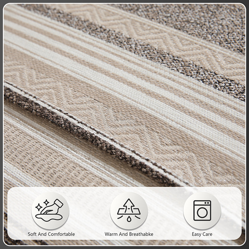 OHSIO 320GSM Wood-Grain Chenille Sofa Cover - cushion cover lifestyle view