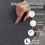 Thick Fleece Modular Sofa Cushion Cover - Pet Friendly Washable Slipcover - sofa fit and coverage