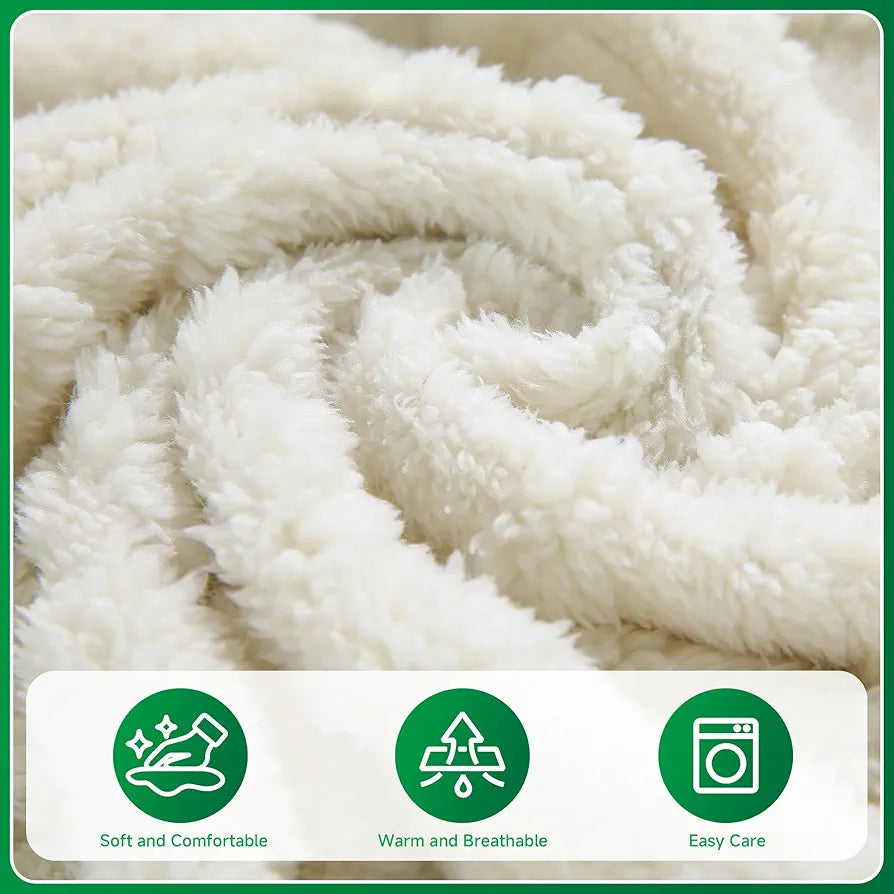 OHSIO Couch Cushion Covers, Super Soft Thicker Fleece Sofa Cover Stretch Sectional Sofa Slipcover Washable Pet Friendly Anti-Slip Stain Resistant Furniture Cover for Home