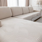 Thick Fleece Modular Sofa Cushion Cover - Pet Friendly Washable Slipcover - cushion cover lifestyle view