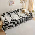 Sophisticated Irregularly Shaped Leather Sofa Cover