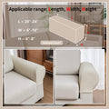 OHSIO SKU 777 SFL-777-QI-US-WT-FS Ivory / 1 Armrest Cover