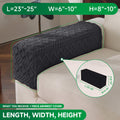 OHSIO SKU 802 Dark Gray / 1 Armrest Cover