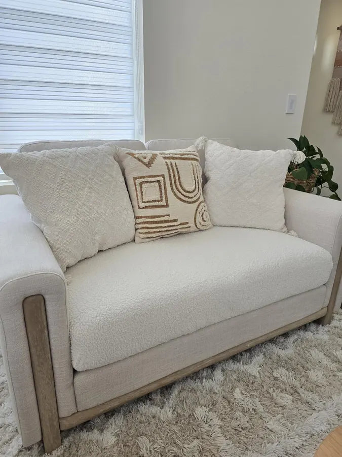 OHSIO Stretch Polar Fleece Sectional Couch Cushion Covers customer review photo