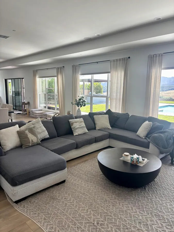 OHSIO Stretch Pet-Friendly Sectional Couch Cushion Covers customer review photo