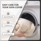 OHSIO Plush Pet-Friendly Sofa Cover – Non-Slip, Stain-Resistant & Washable – product view 4